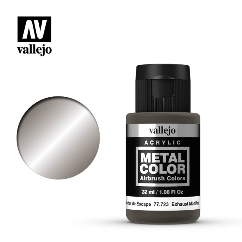 Peinture "Collecteur d’échappement", Metal Color 32 ml - VALLEJO 77723 Peinture "Collecteur d’échappement", Metal Color 32 ml - VALLEJO 77723