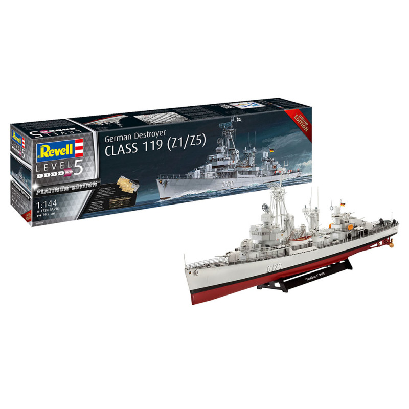 Destroyer Allemand Classe 119 (Z1/Z5) - REVELL 5179 - 1/144