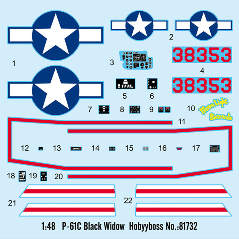 Bombardier P-61C Black Widow - HOBBYBOSS 81732 - 1/48