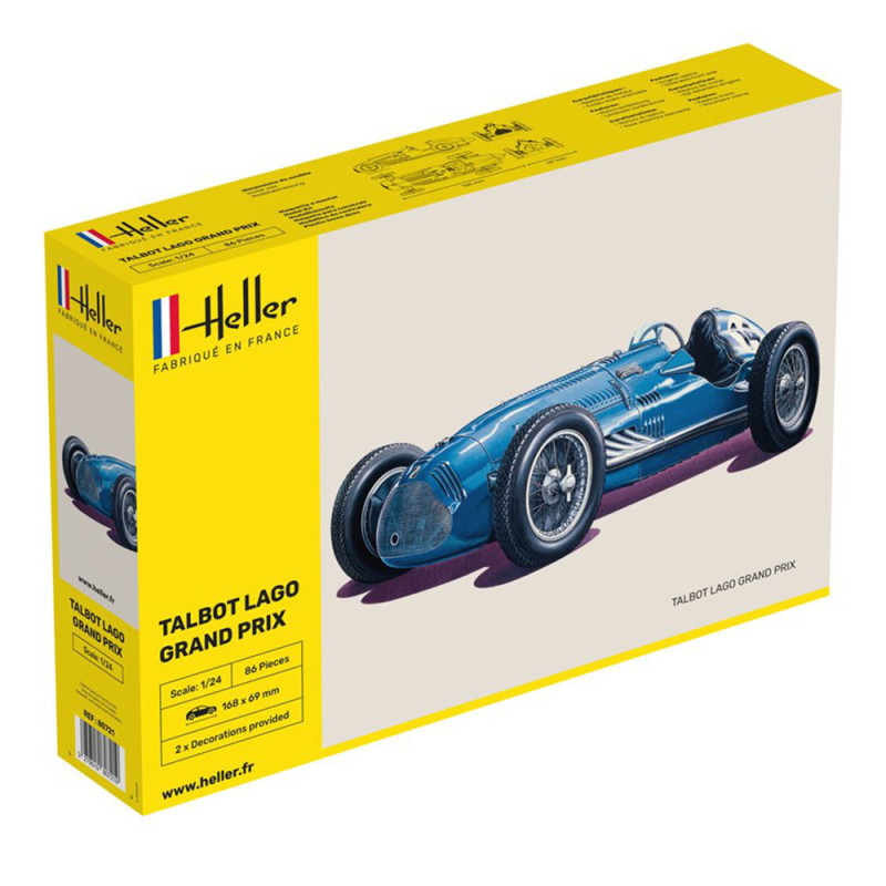 Talbot Lago Grand Prix 1939 - HELLER 80721 - 1/24