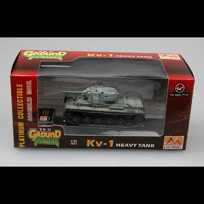 Char lourd KV-1 modèle 1942 1st Tank Division - EASY MODEL 36293 - 1/72