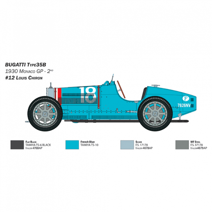 Bugatti Type 35B - ITALERI 4710 - 1/12