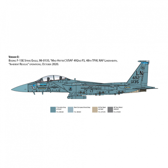 F-15E Strike Eagle - ITALERI 2803 - 1/48