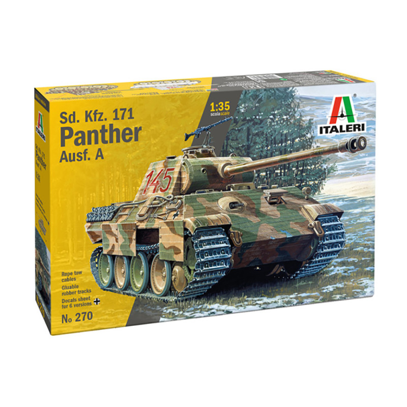 Meng maquette militaire TS-046 La panthère frappe à nouveau Sd.Kfz.171 Panther Ausf.A Early 1/35