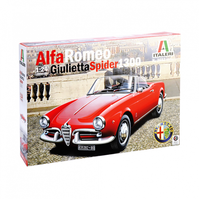 Alfa Romeo Giulietta Spider 1300 - ITALERI 3653 - 1/24