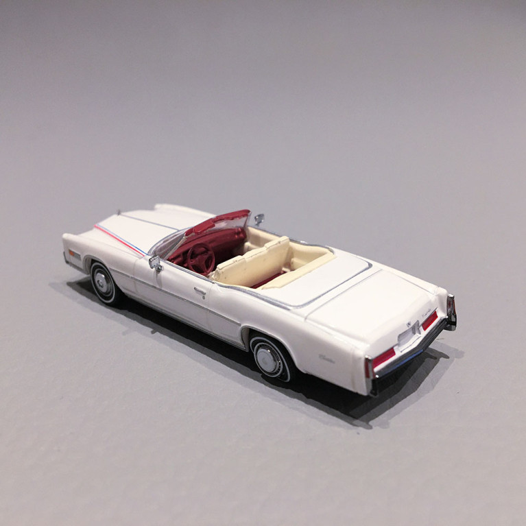 Cadillac Eldorado 1976, Convertible, Blanche - BREKINA 19751 - HO 1/87