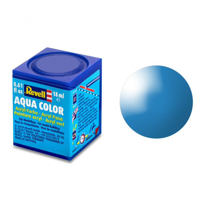 Bleu Ciel Brillant, 18ml Aqua Color - REVELL 36150