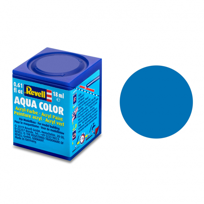 Bleu Mat, 18ml Aqua Color - REVELL 36156