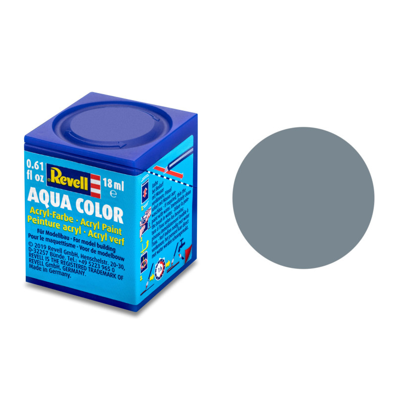 Gris Mat, 18ml Aqua Color - REVELL 36157