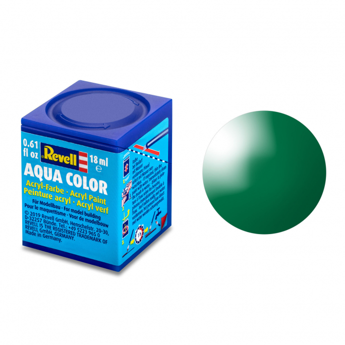 Vert Emeraude Brillant, 18ml Aqua Color - REVELL 36161