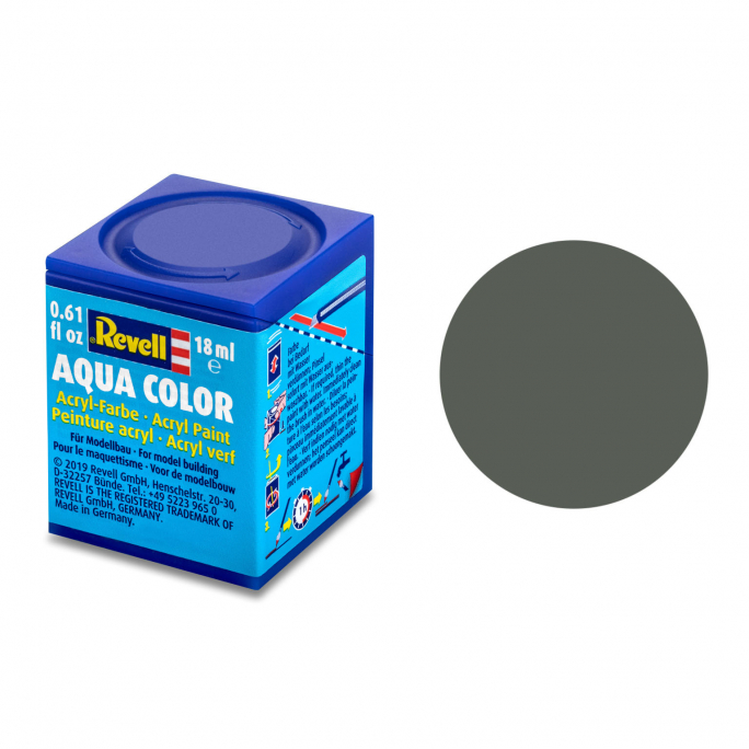 Gris Vert Mat, 18ml Aqua Color - REVELL 36167