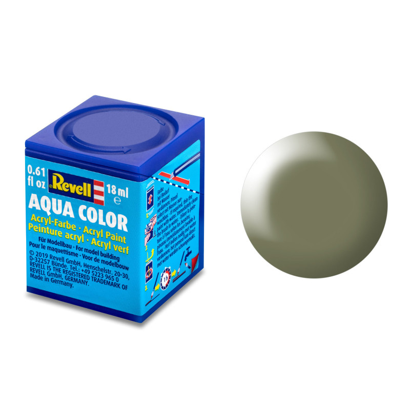 Gris Vert Satiné, 18ml Aqua Color - REVELL 36362