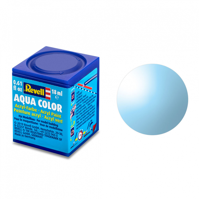 Bleu Transparent, 18ml Aqua Color - REVELL 36752