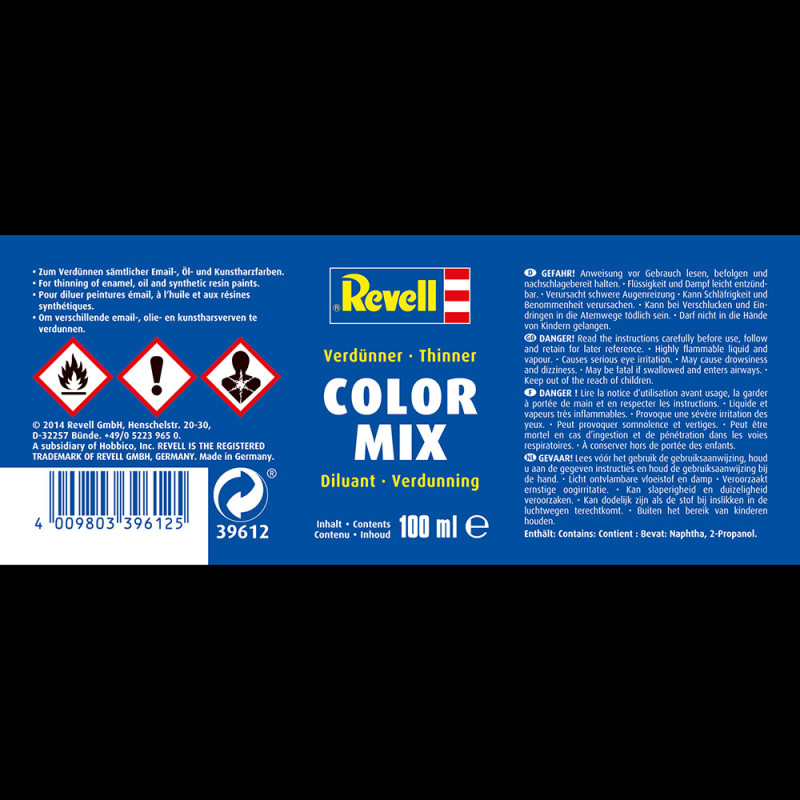 Diluant Color Mix, 100ml, Email Color - REVELL 39612