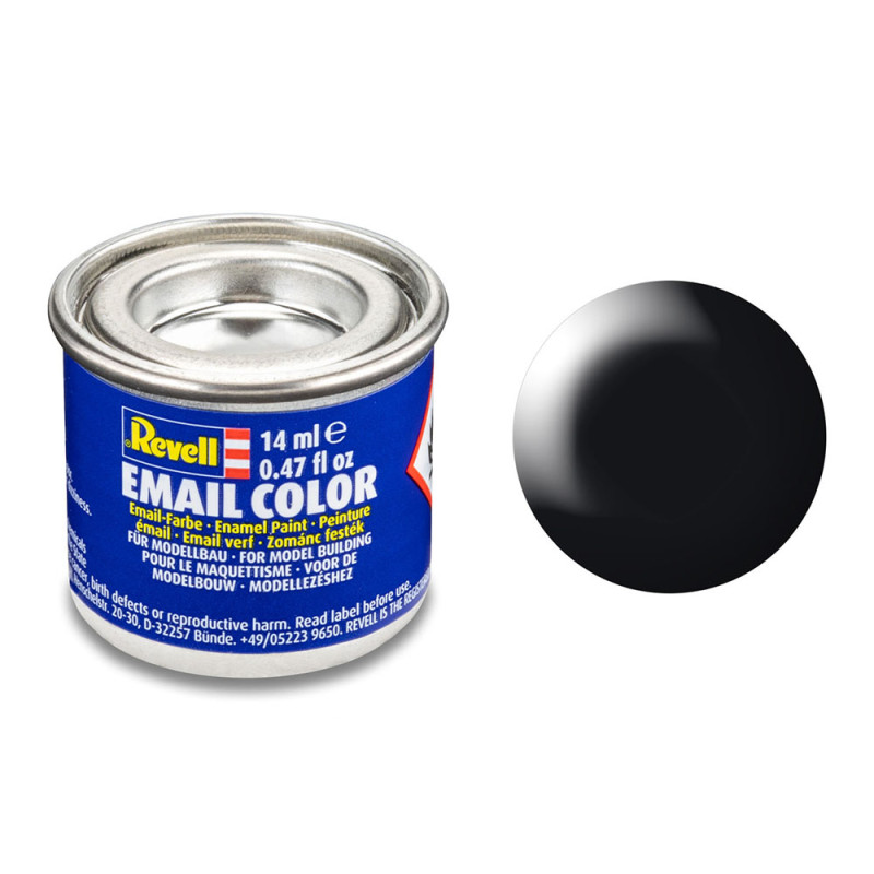 Noir Satiné, 14ml Email Color - REVELL 32302