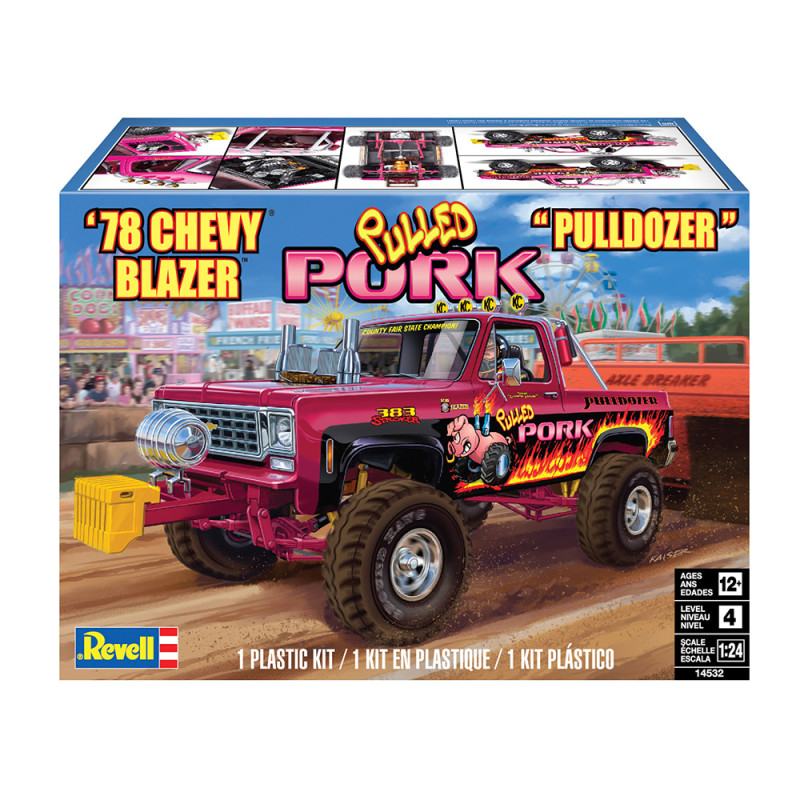 Chevy, Chevrolet, Blazer '78, Pulldozer - REVELL 14532 - 1/24