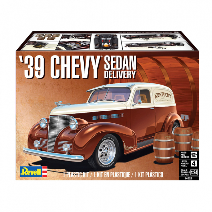 Chevy, Chevrolet, Sedan Delivery '39 - REVELL 14529 - 1/24