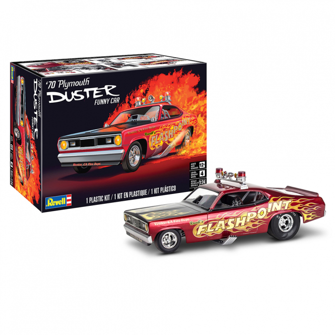 Plymouth Duster '70, Dragster "Flashpoint" - REVELL 14528 - 1/24
