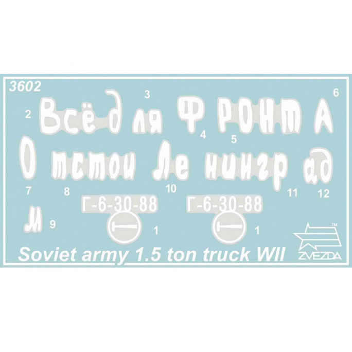 Pick-Up Camionnette Soviétique, GAZ-AA - ZVEZDA 3602 - 1/35