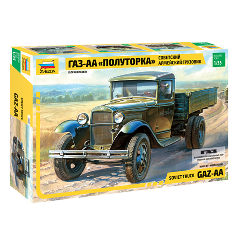 Pick-Up Camionnette Soviétique, GAZ-AA - ZVEZDA 3602 - 1/35