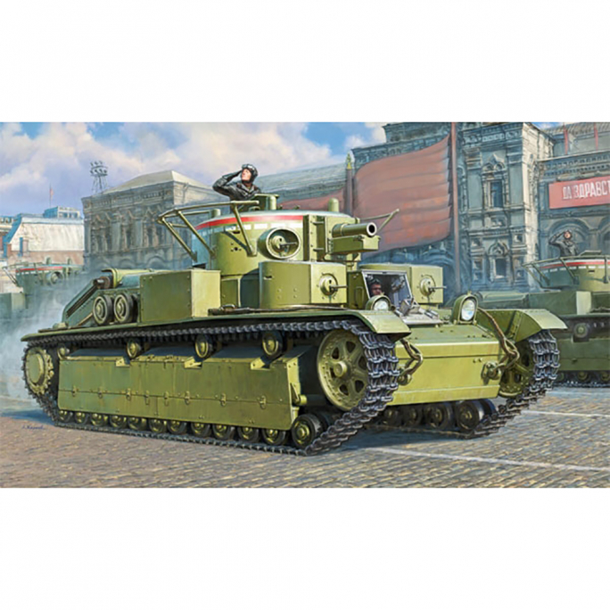 Tank Soviétique "Medium" T-28 - ZVEZDA 3694 - 1/35