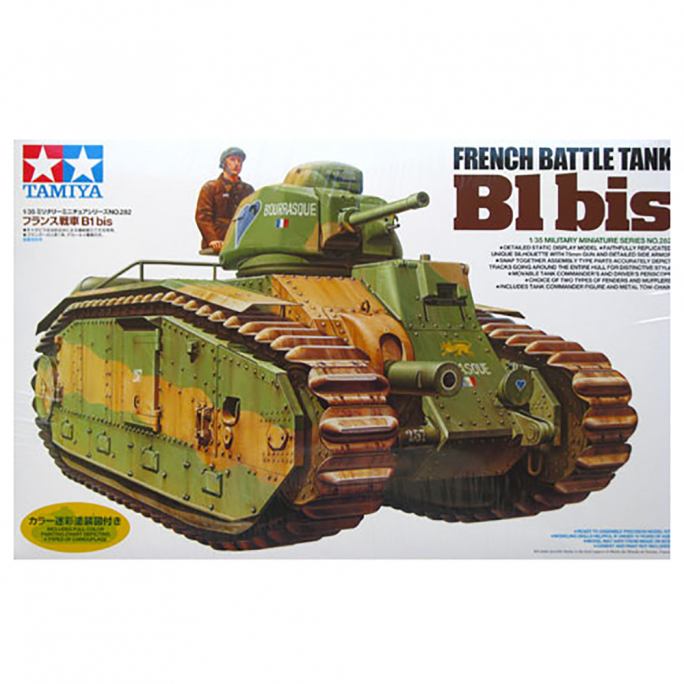 Tank de combat Français, B1 bis - TAMIYA 35282 - 1/35