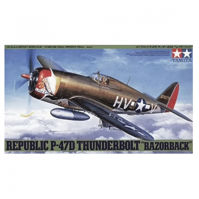 Republic P47D Thunderbolt "Razorback" - TAMIYA 61086 - 1/48