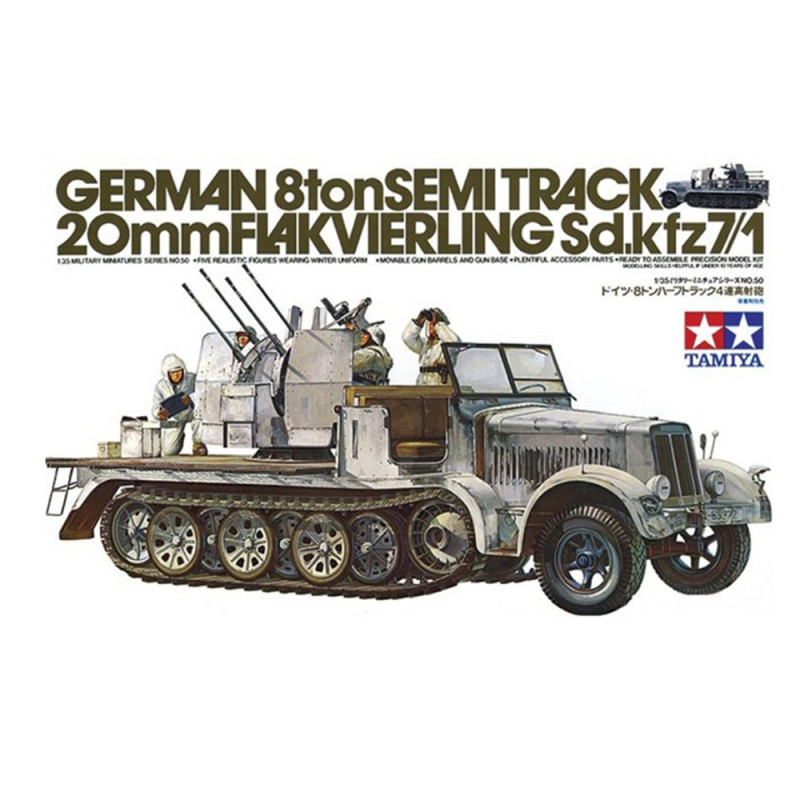 Camion Semitrack 20mm flakvierling   - 1/35 - TAMIYA 35050