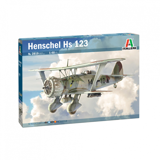 Biplan Henschel Hs 123 -  ITALERI 2819 - 1/48