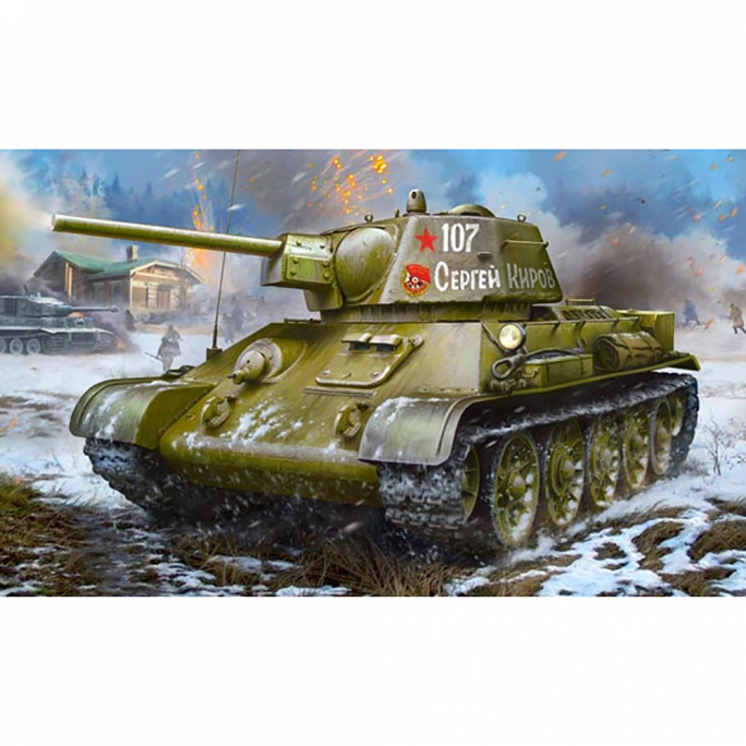 Tank T-34/76 Soviet 1942 - 1/35 - ZVEZDA 3686