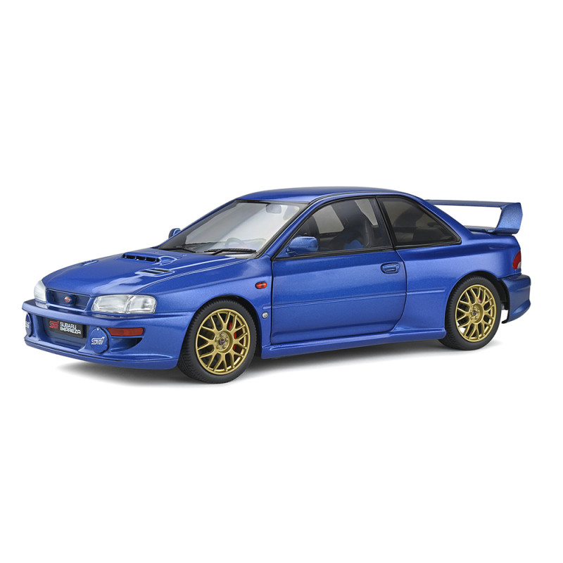 Subaru Impreza STI 22B, Sonic Blue, 1998 - SOLIDO S1807401 - 1/18