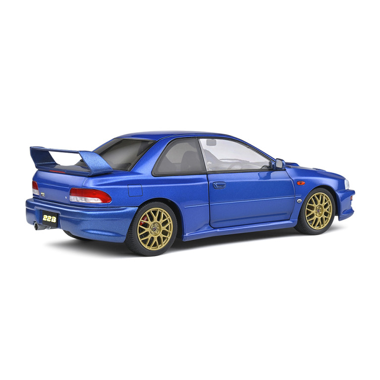 Subaru Impreza STI 22B, Sonic Blue, 1998 - SOLIDO S1807401 - 1/18