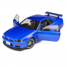 Nissan Skyline R34 GTR, "Bayside Blue", 1999 - SOLIDO S1804301 - 1/18