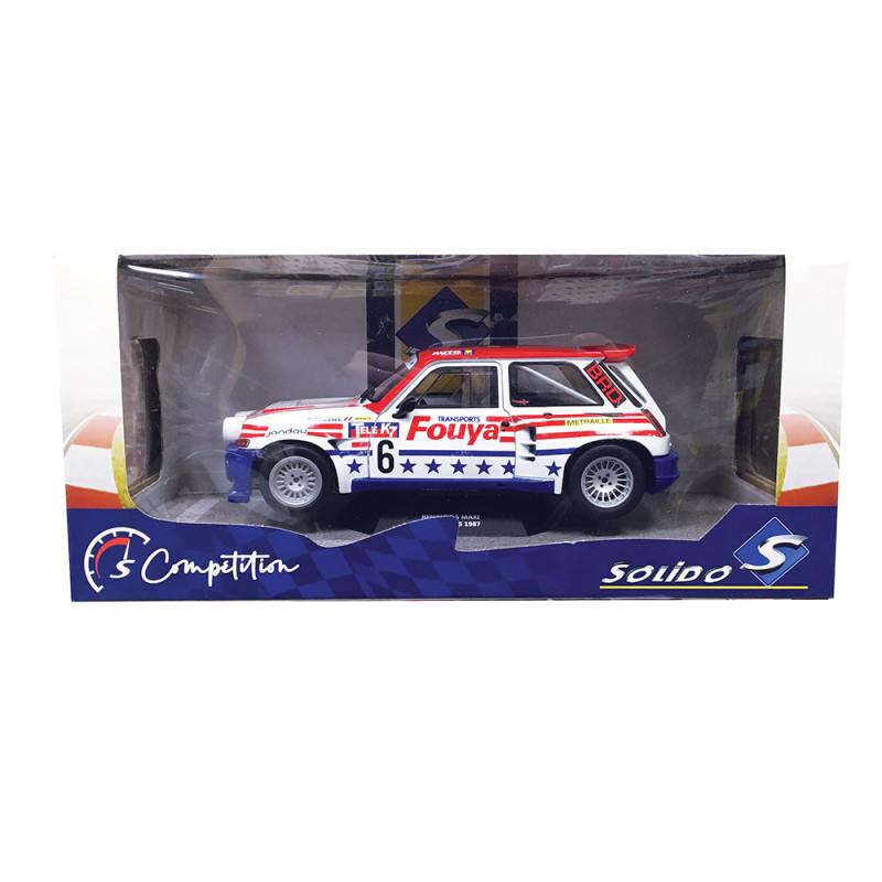 Renault 5 MAXI, RALLYCROSS, 1987 - SOLIDO S1804706 - 1/18