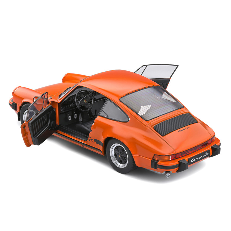 Porsche 911 (930) 3,0 CARRERA, Orange, 1977 - SOLIDO S1802605 - 1/18