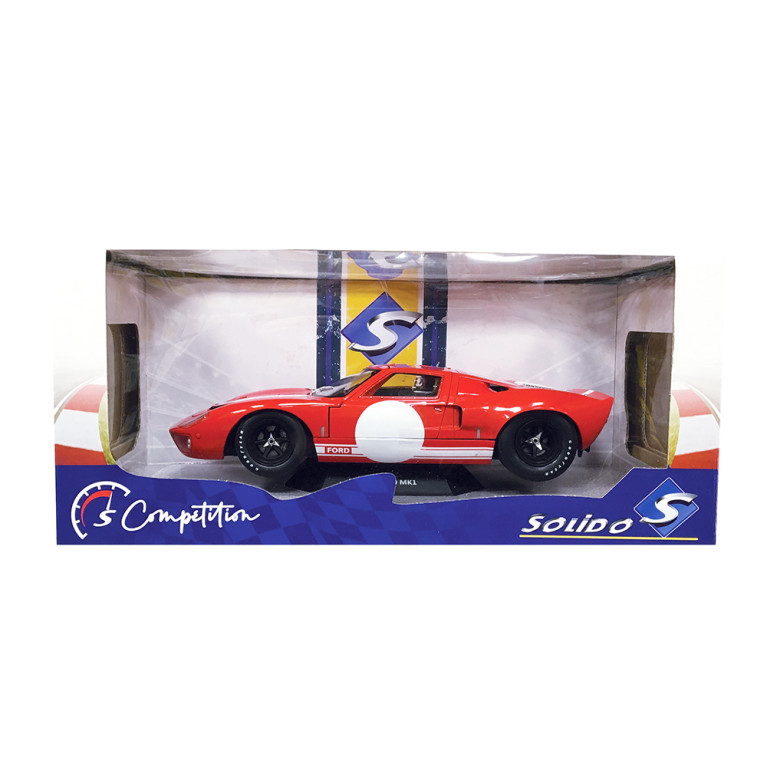 Ford GT40 MK.1, Rouge, 1968 - SOLIDO S1803005 - 1/18