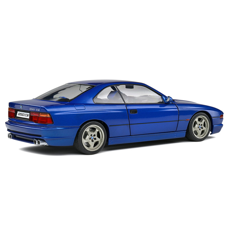 BMW 850 (E31) CSI, Bleu, 1990 - SOLIDO S1807002 - 1/18