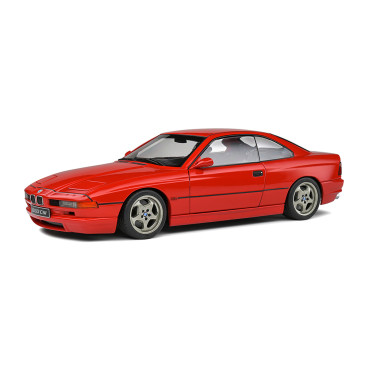 BMW 850 (E31) CSI, Rouge, 1990 - SOLIDO S1807001 - 1/18