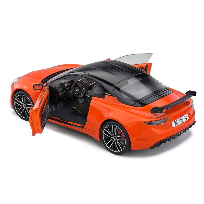 Alpine A110 S Pack Aero, Orange, 2022 - SOLIDO S1801617 - 1/18