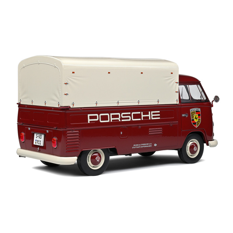 VW T1 Combi Split Pick Up Bâché, PORSCHE, 1950 - SOLIDO S1806707 - 1/18