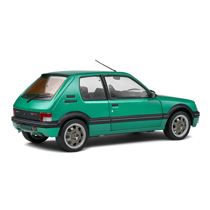 Peugeot 205 GTI Griffe, Vert Fluorite, 1992 - SOLIDO S1801712 - 1/18