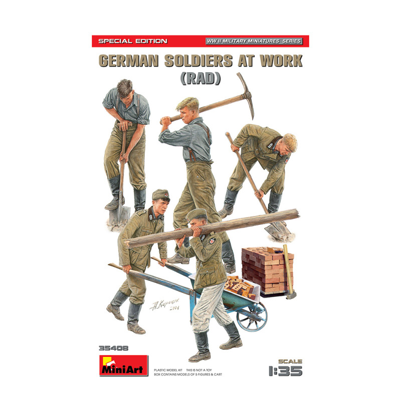 Soldats Allemands au Travail - MINIART 35408 - 1/35