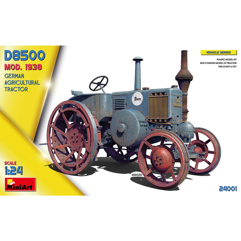 Tracteur agricole Allemand D8500, 1938 - MINIART 24001 - 1/24