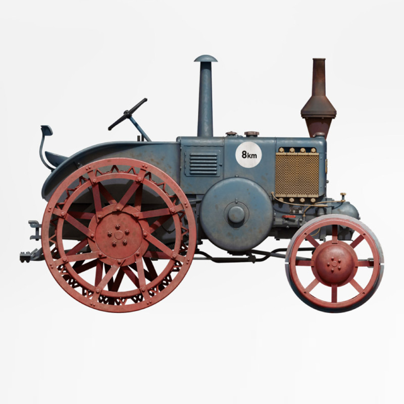 Tracteur agricole Allemand D8500, 1938 - MINIART 24001 - 1/24