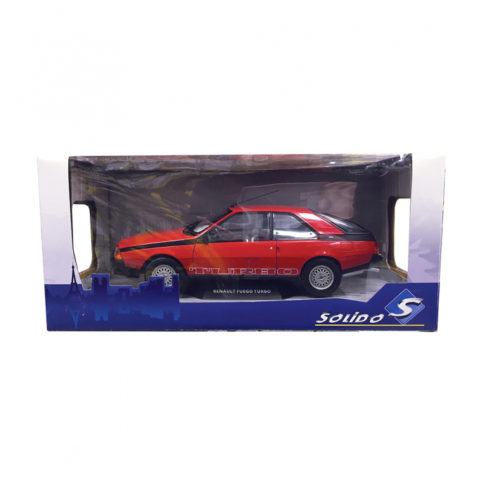 Renault Fuego Turbo, 1980, Rouge - SOLIDO S1806401 - 1/18