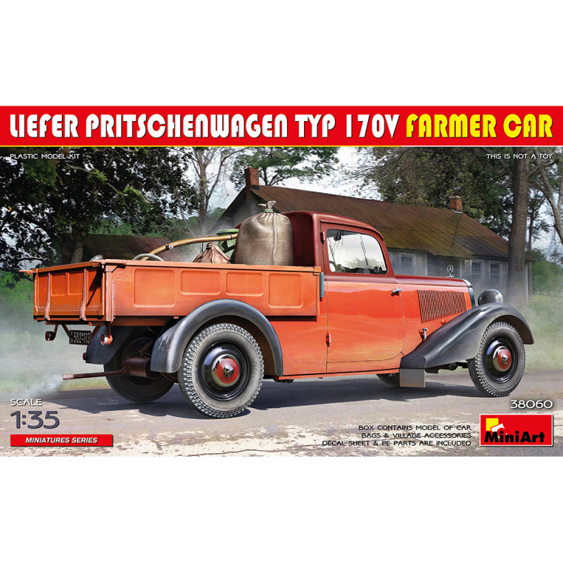 Voiture agricole, LIEFER "pritschenwagen" 170V - MINIART 38060 - 1/35