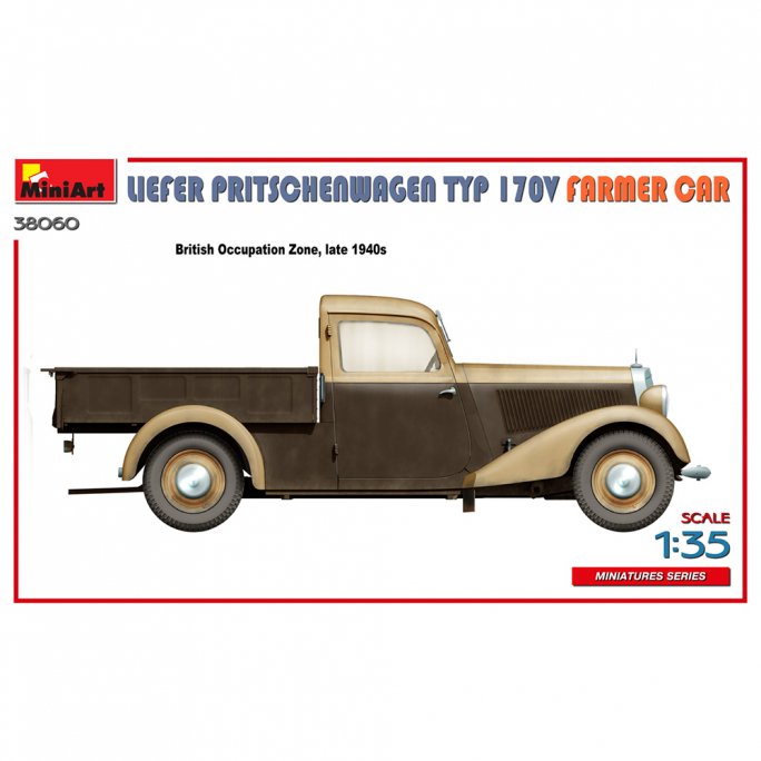 Voiture agricole, LIEFER "pritschenwagen" 170V - MINIART 38060 - 1/35