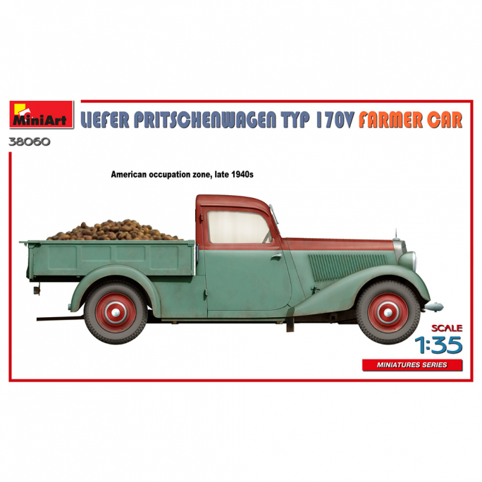 Voiture agricole, LIEFER "pritschenwagen" 170V - MINIART 38060 - 1/35