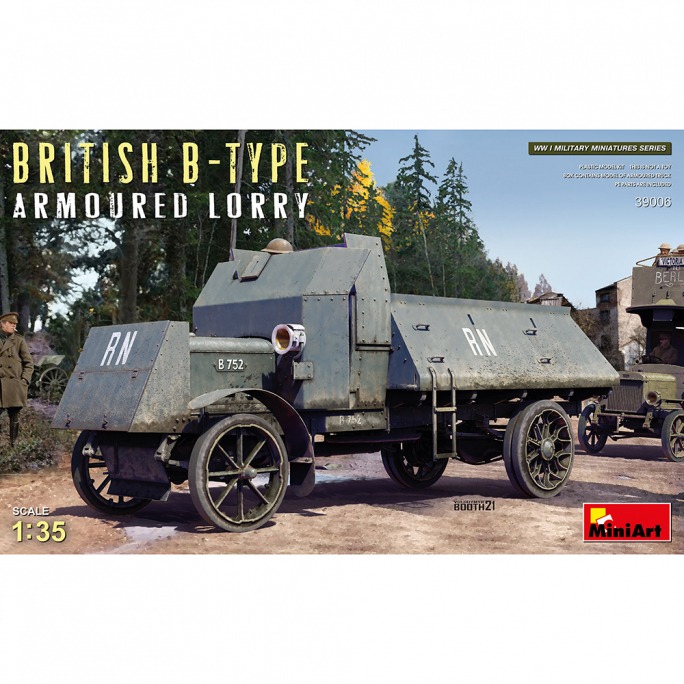 Camion Blindé Britannique, Type B, 1914 - MINIART 39006 - 1/35