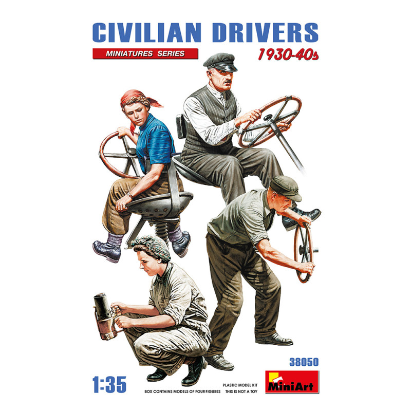 Conducteurs, Civils, 1930/40 - MINIART 38050 - 1/35